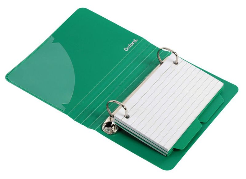 Carpeta de fichas de índice Oxford 76 cm 50 tarjetas surtidas