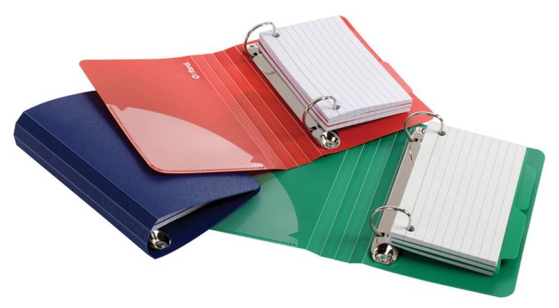 Carpeta de fichas de índice Oxford 76 cm 50 tarjetas surtidas