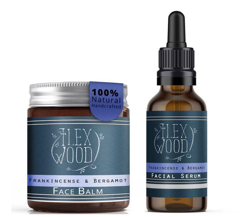 Set de Regalo de Suero Facial The Ilex Wood Incienso y Bergamota