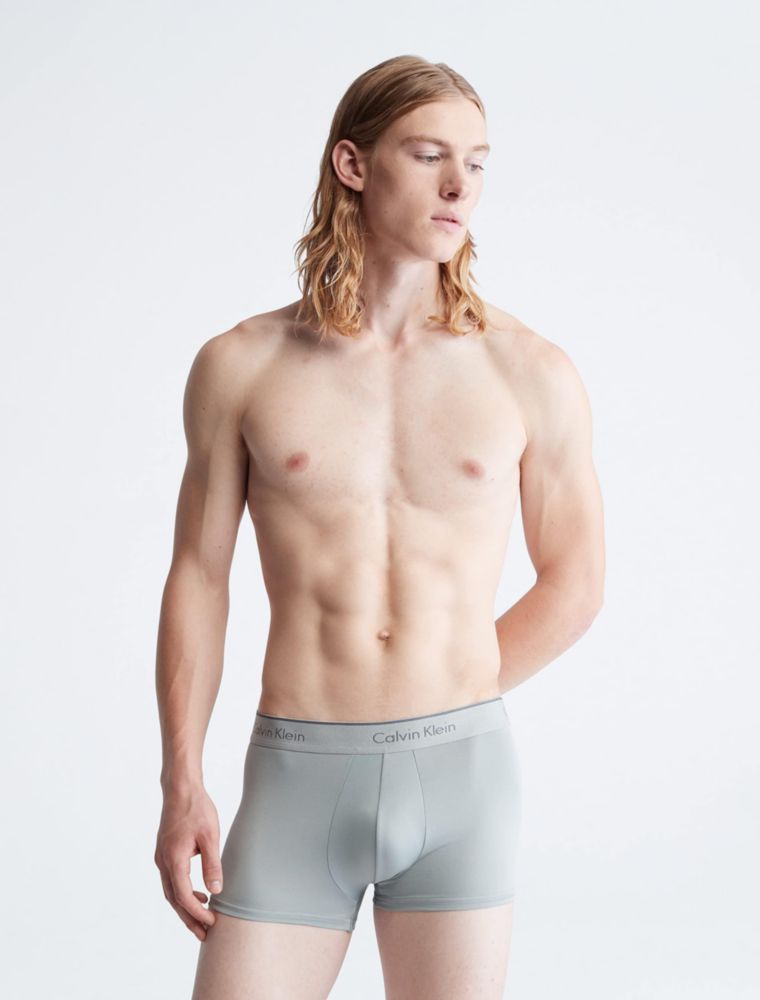 Bóxers Calvin Klein pack de 7 unidades de microfibra stretch bajo talle