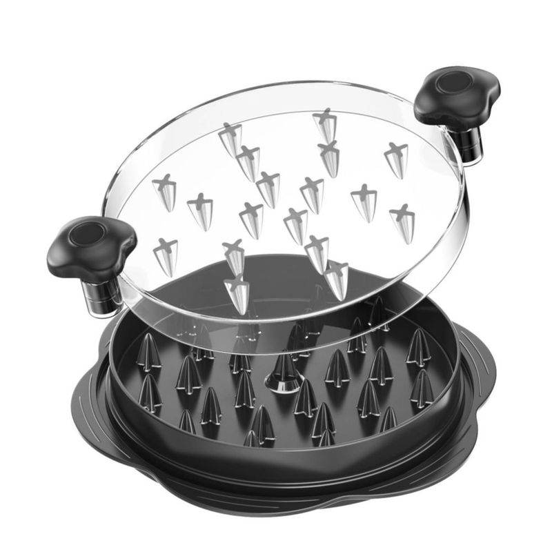 Triturador de Pollo Vertdens 25 cm Negro con Giro
