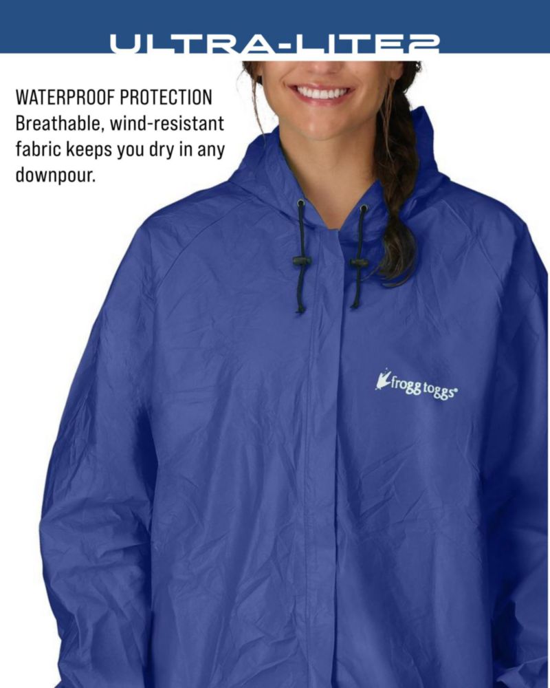 Traje de lluvia FROGG TOGGS Ultra-Lite2 púrpura/negro Talla L