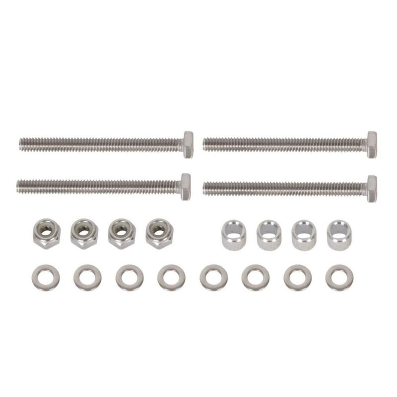 Brida de cubierta KUAFU 48 cm blanco 4 unidades