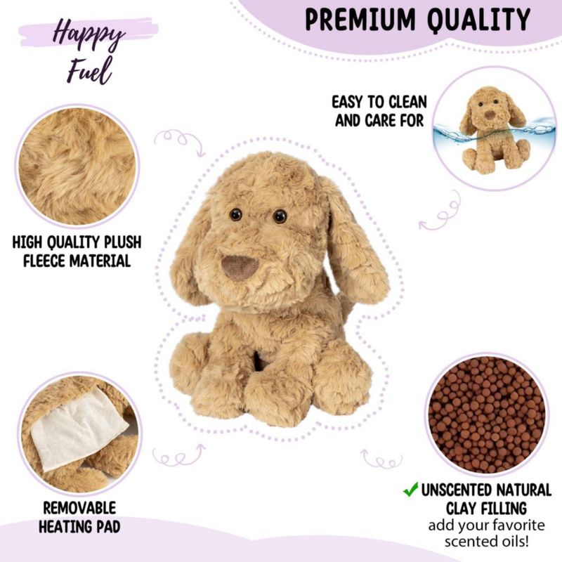 Animal de peluche Happy Fuel de 15 lb (680 g) apto para microondas