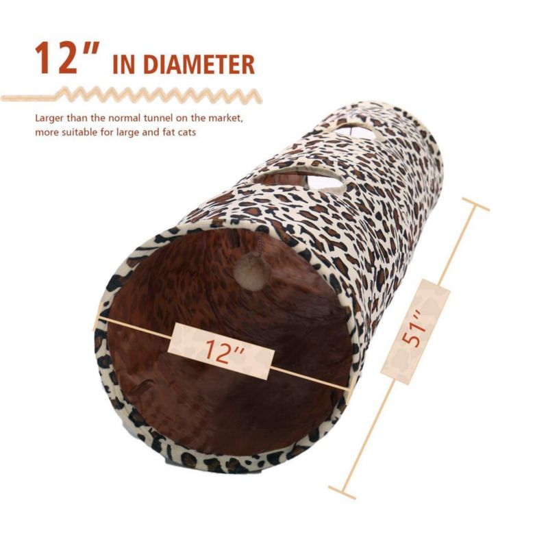 Túnel para Gatos PAWZ Road 130 cm × 30 cm Plegable XL