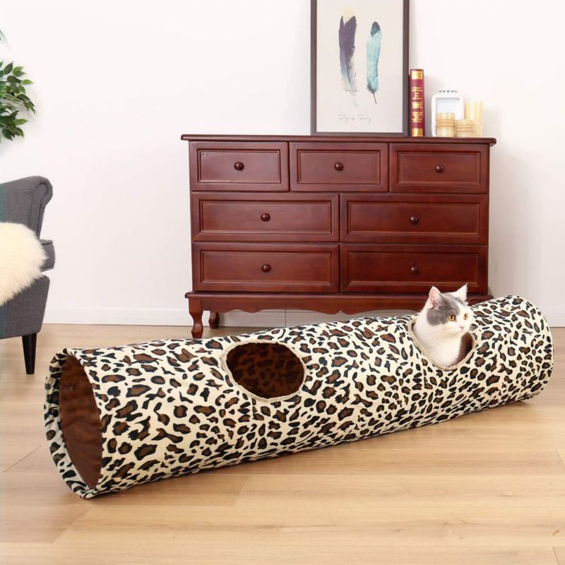 Túnel para Gatos PAWZ Road 130 cm × 30 cm Plegable XL