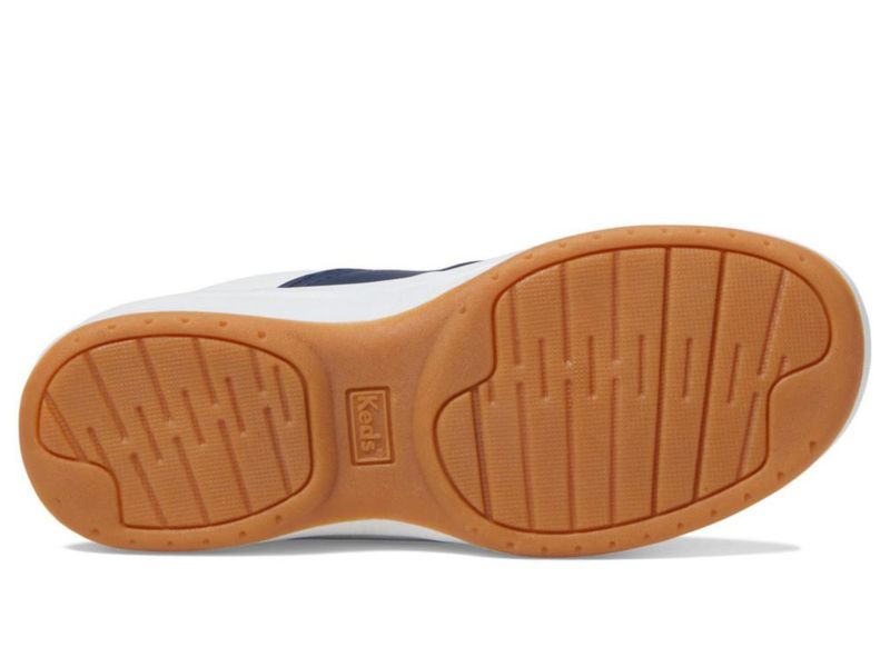 Zapatillas Keds School Days (niño pequeño/niño grande) Blanco/Azul marino