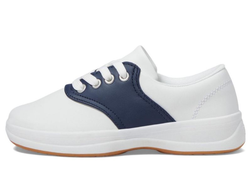 Zapatillas Keds School Days (niño pequeño/niño grande) Blanco/Azul marino