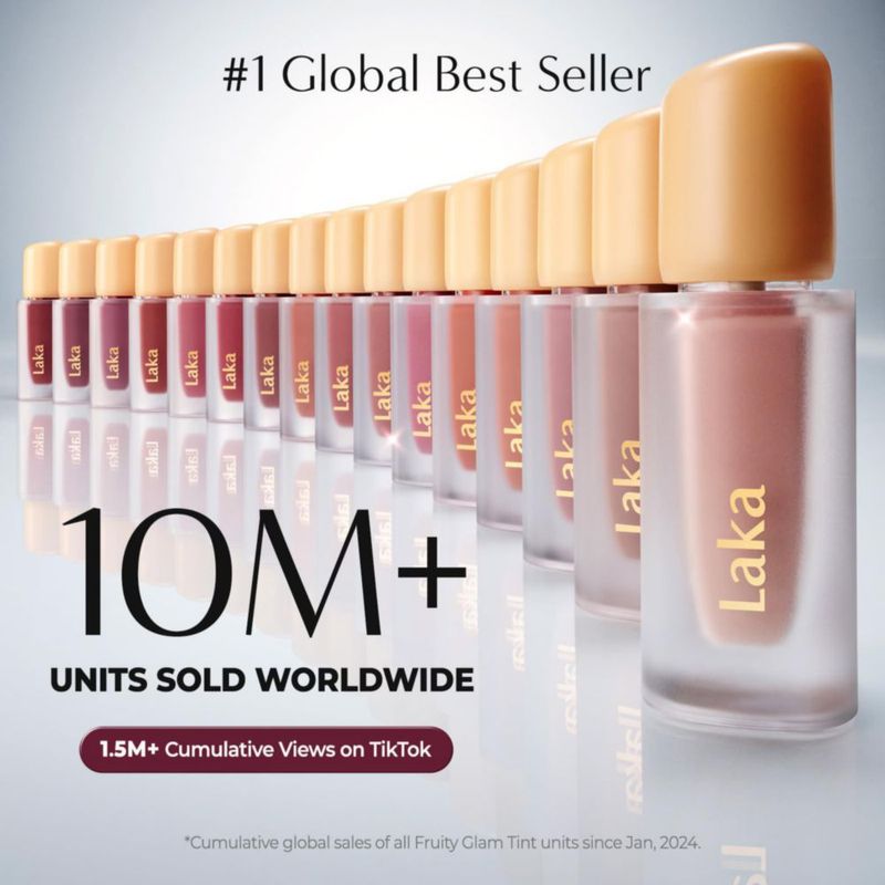 Tinte de Labios Laka Fruity Glam Tint #121 Nut 4.2 ml