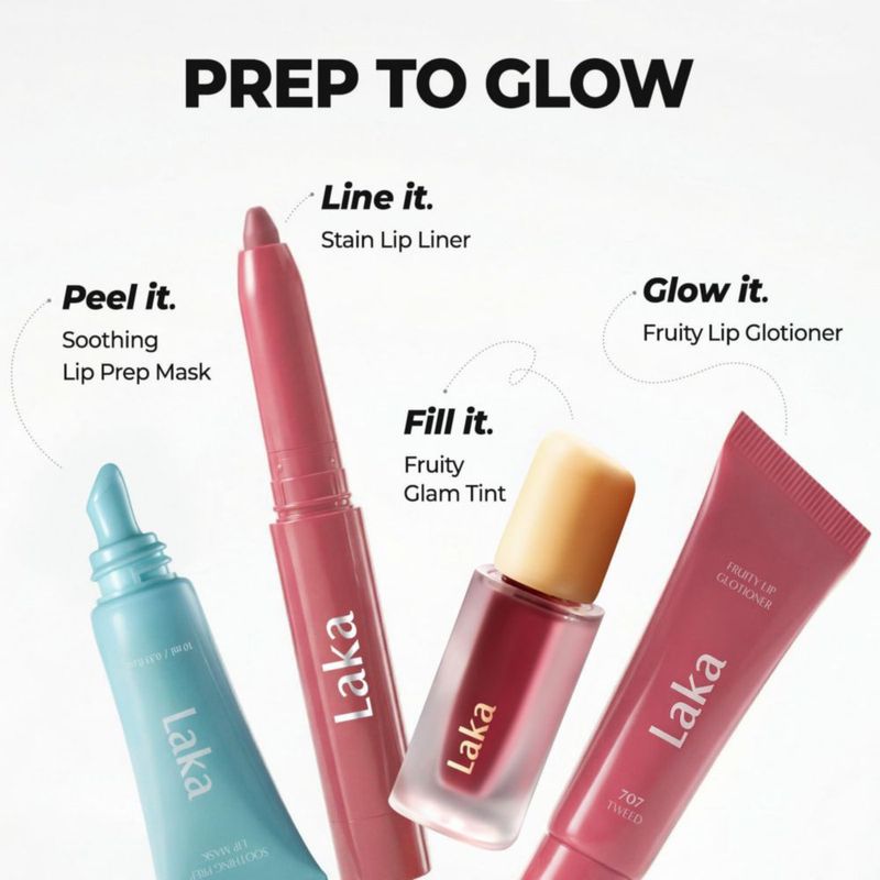 Tinte de Labios Laka Fruity Glam Tint #121 Nut 4.2 ml