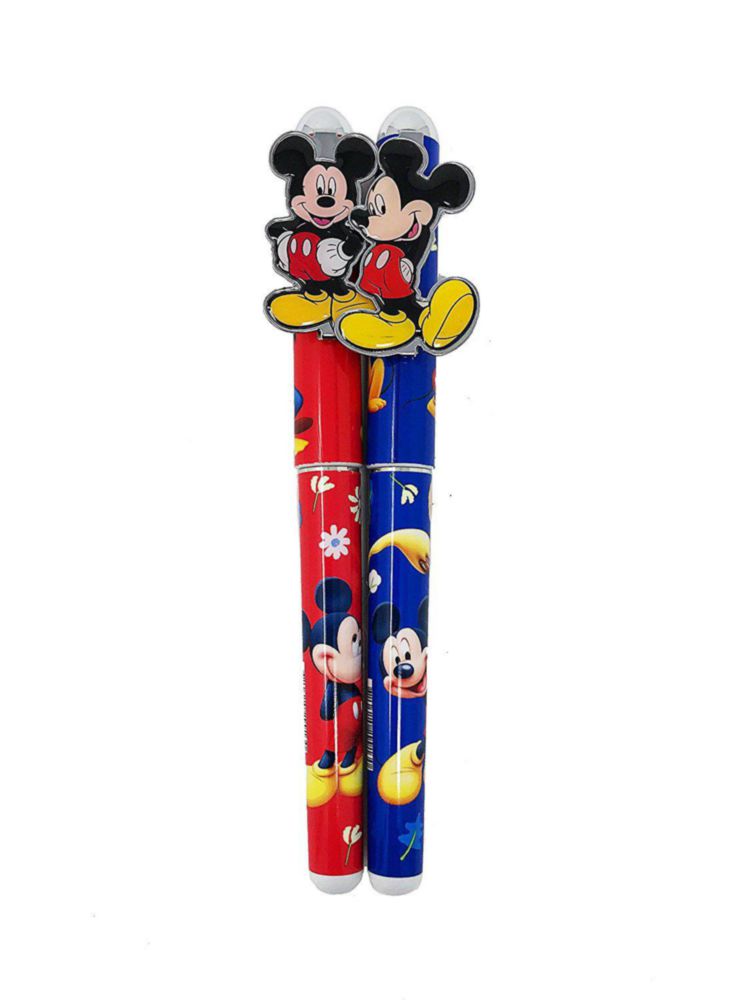 Set de 2 bolígrafos Mickey (rojo y azul)