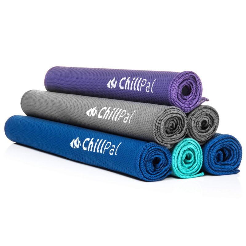 Toalla Chill Pal 30x102 cm Azul de Malla Refrescante