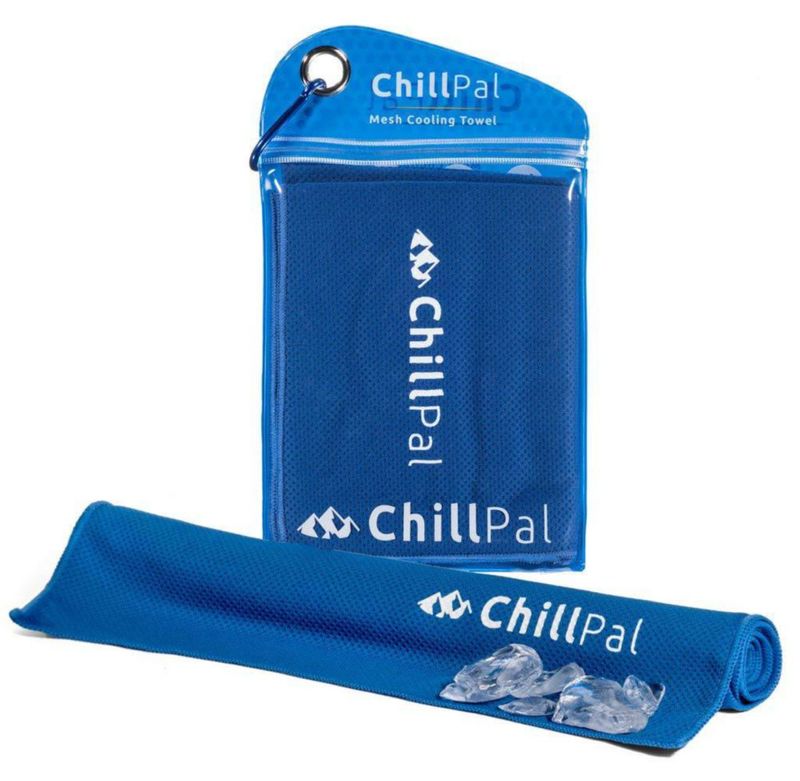 Toalla Chill Pal 30x102 cm Azul de Malla Refrescante