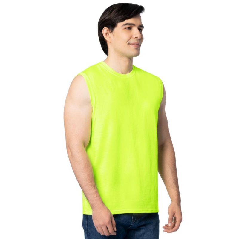 Camiseta sin mangas Fruit of the Loom talla 3XL verde (pack de 2)