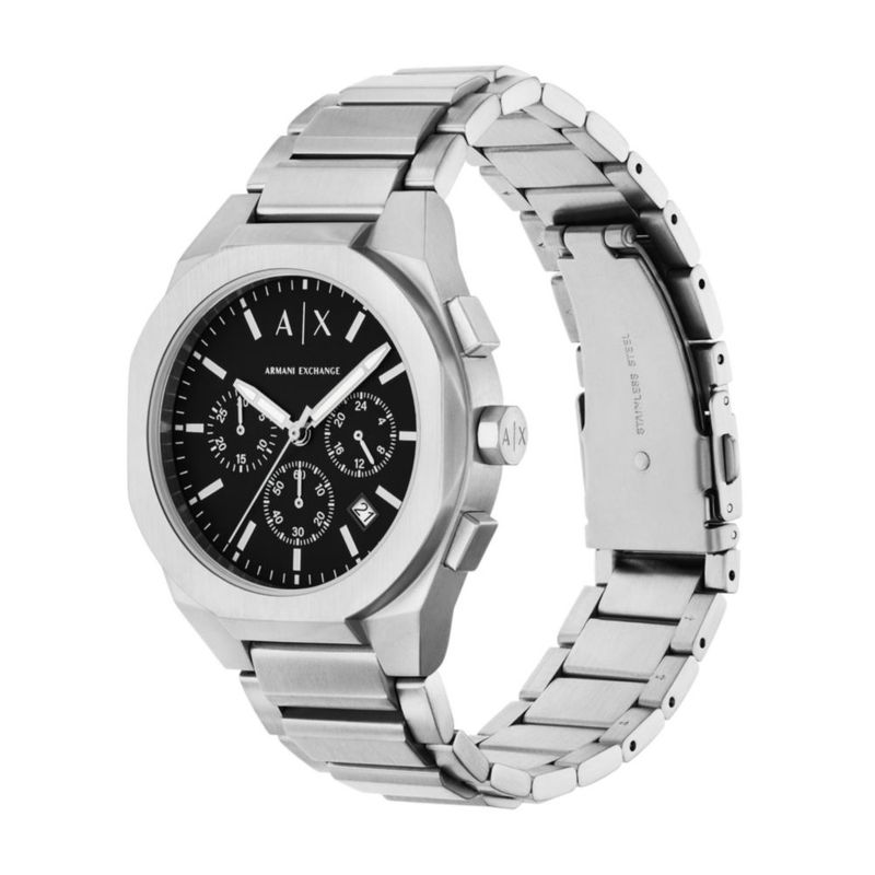 Reloj Armani Exchange Sync Cronógrafo Plateado/Negro
