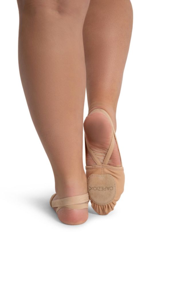 Zapato Plano de Ballet Capezio Color Nude - Talla X‑Small EE. UU.