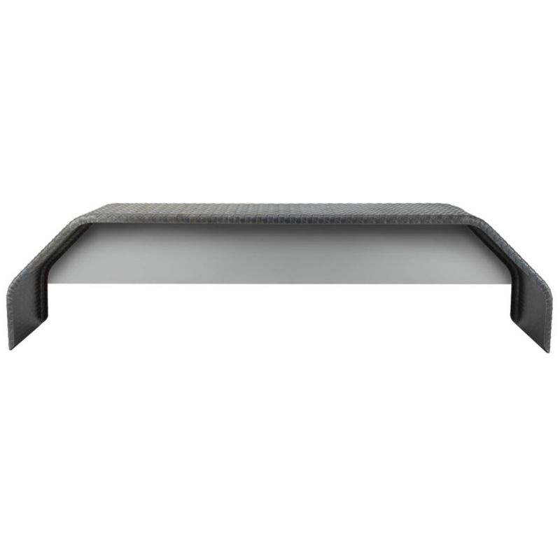 Guardabarros RecPro Negro para Eje Tándem 25 x 183 x 50 cm Acanalado Tipo Diamante