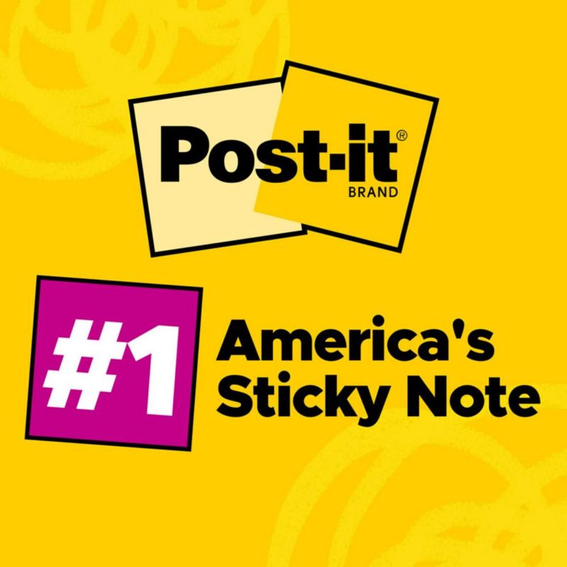 Nota autoadhesiva Post-it 8 cm Poptimistic – 12 blocs
