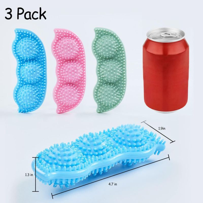 Juguetes de Masticar para Cachorros Hurray - Pack de 3 para la Dentición Perros Pequeños y Medianos