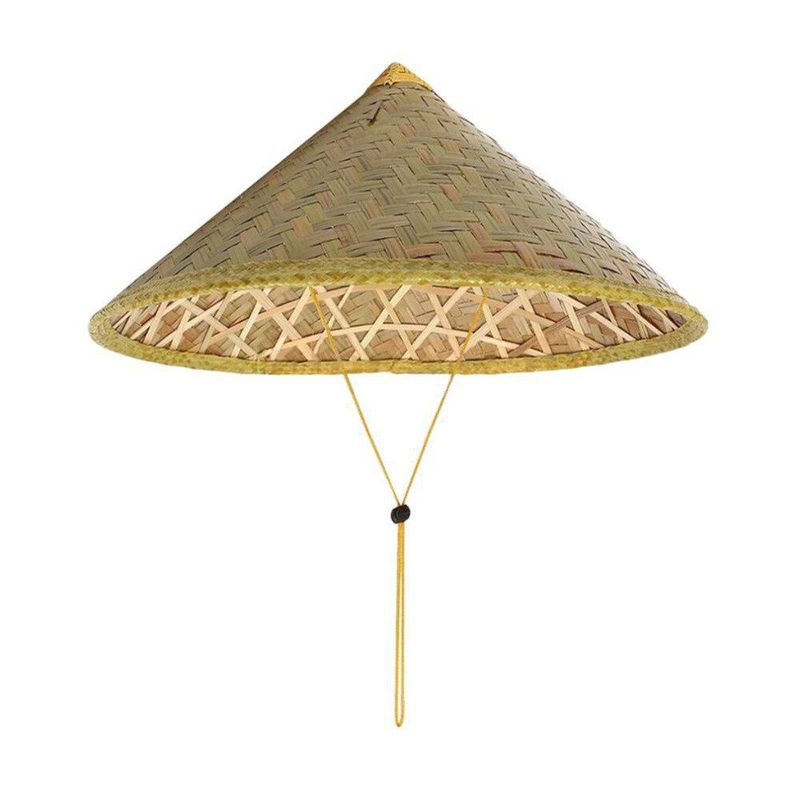 Sombrero Coolie de Bambú Queenbox 43 × 27 cm