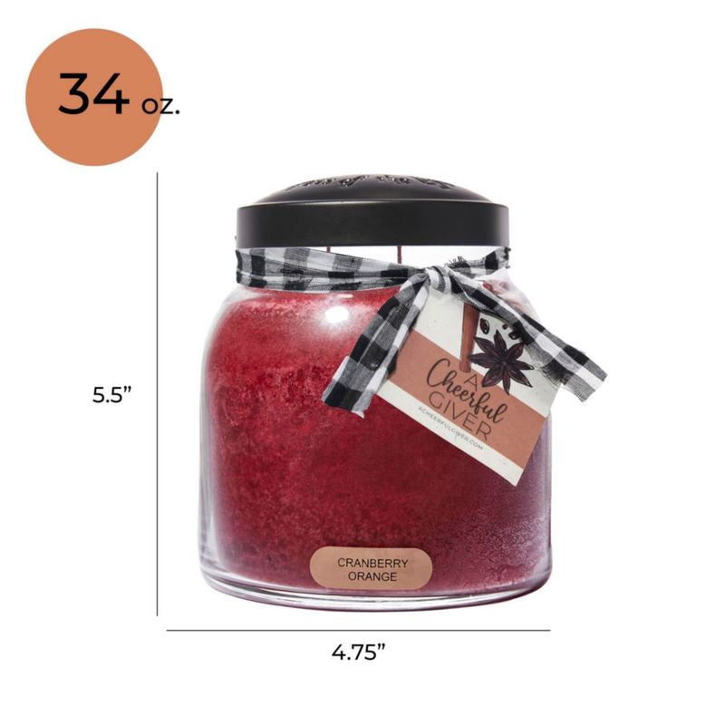 Vela A Cheerful Giver 1065 ml Arándano Rojo y Naranja
