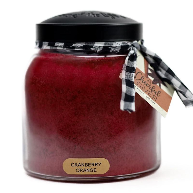 Vela A Cheerful Giver 1065 ml Arándano Rojo y Naranja