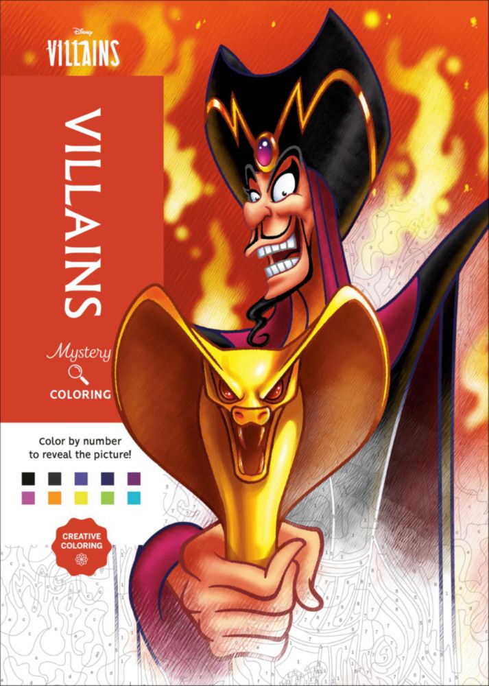 Libro de colorear Penguin Random House – Villanos de Disney