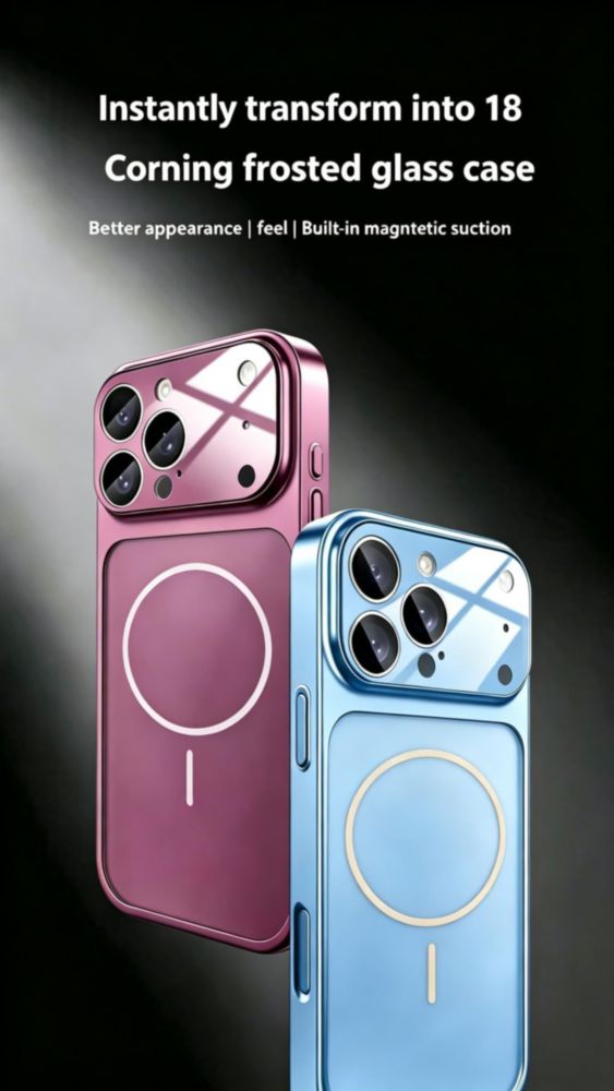 Funda Erlova para iPhone 16 Pro Max Naranja con Sistema Magnético