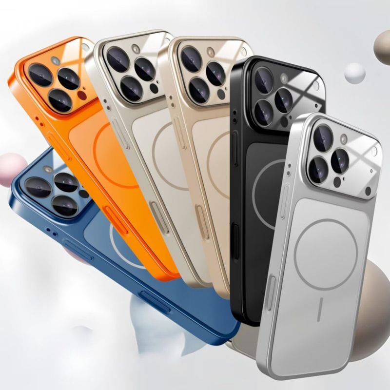 Funda Erlova para iPhone 16 Pro Max Naranja con Sistema Magnético