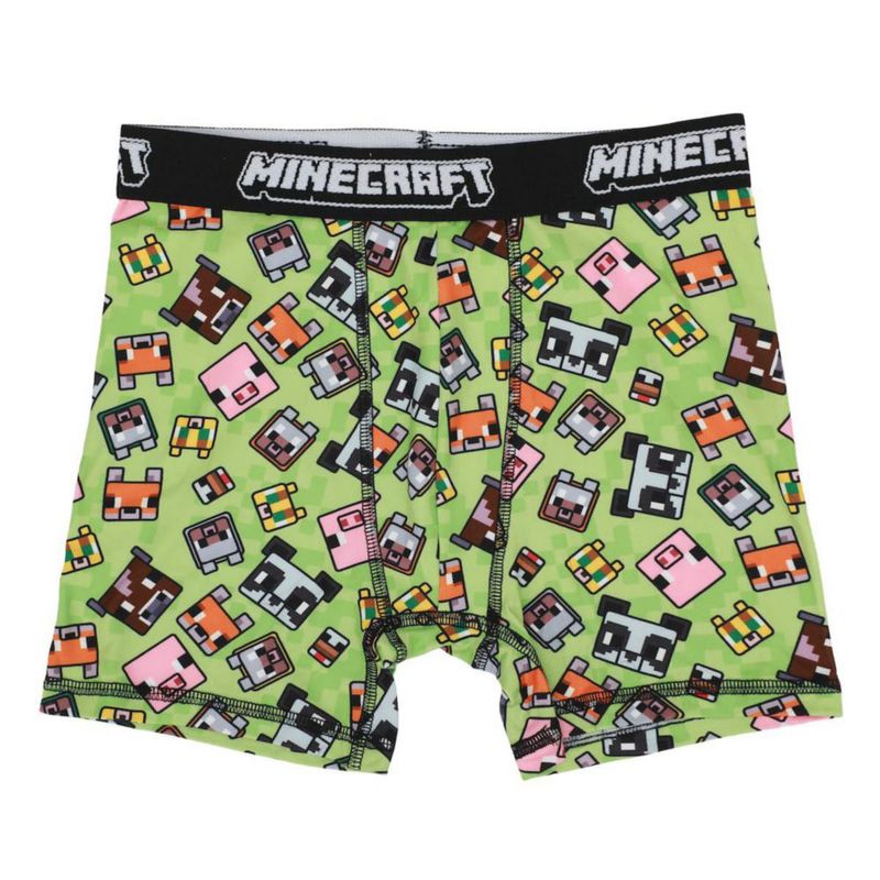 Bóxer Bioworld Minecraft Pack de 5 unidades multicolores