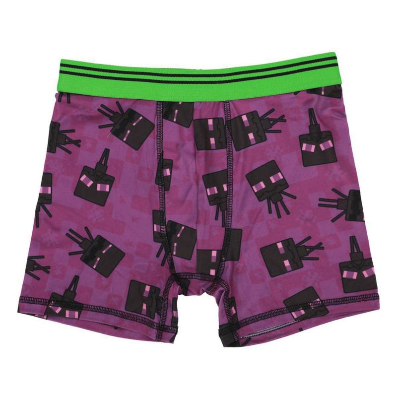 Bóxer Bioworld Minecraft Pack de 5 unidades multicolores