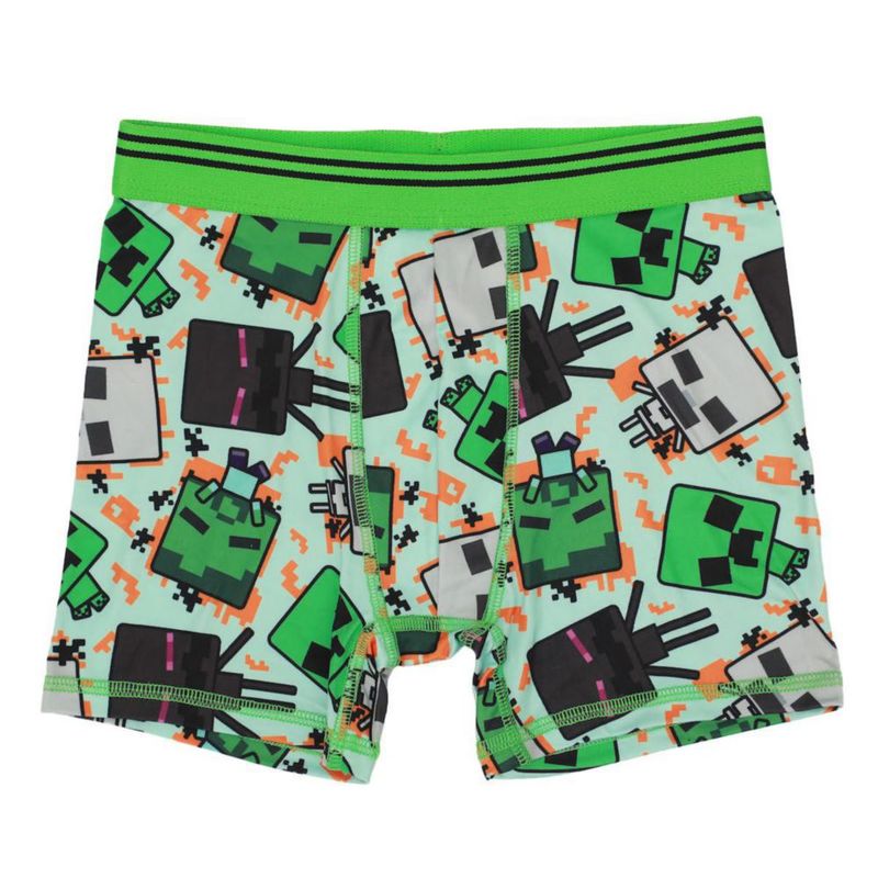 Bóxer Bioworld Minecraft Pack de 5 unidades multicolores