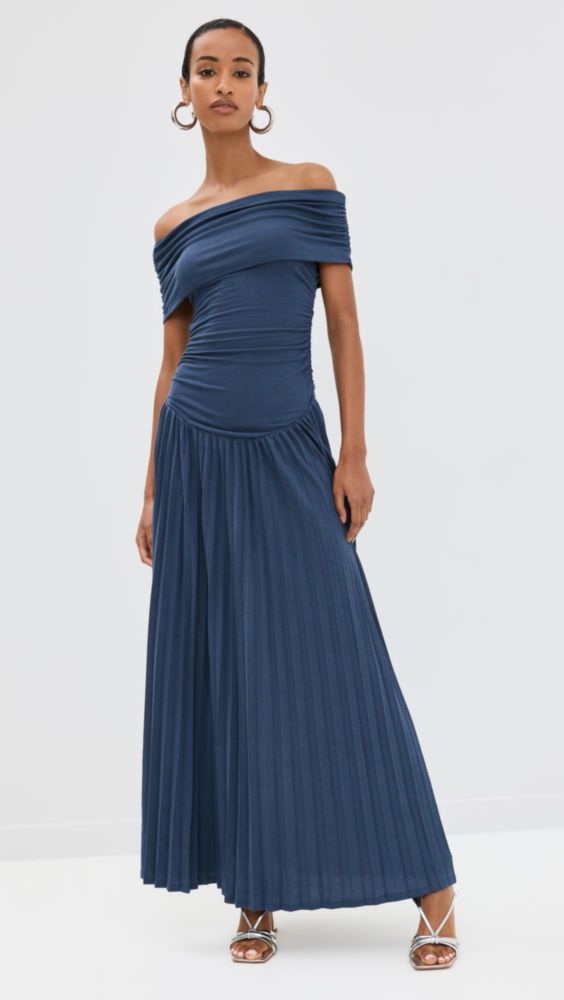 Vestido Maxi Lioness Field of Dreams Azul Marino Talla L