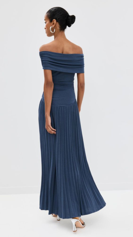 Vestido Maxi Lioness Field of Dreams Azul Marino Talla L