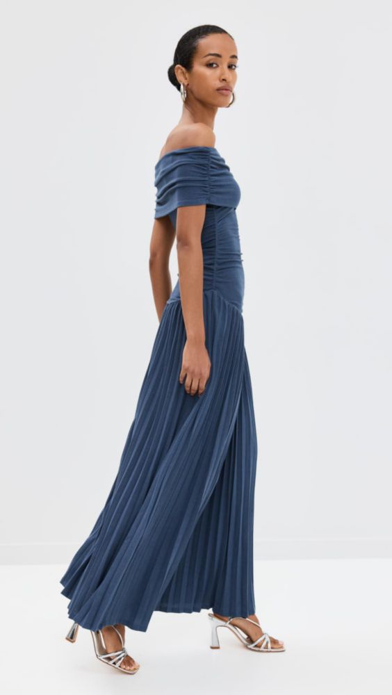 Vestido Maxi Lioness Field of Dreams Azul Marino Talla L
