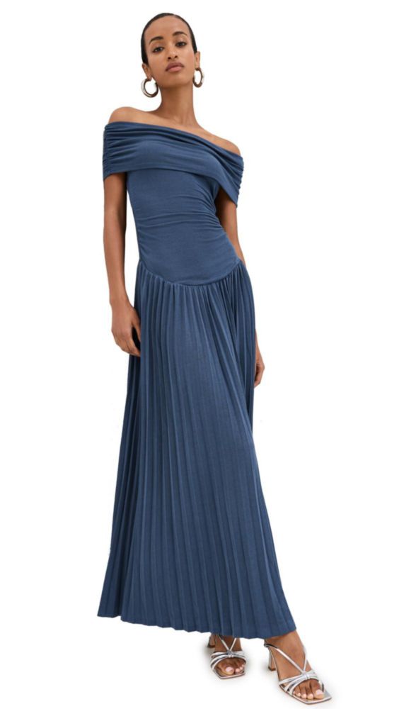 Vestido Maxi Lioness Field of Dreams Azul Marino Talla L
