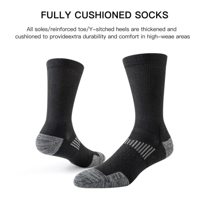 Calcetines JOYNÉE talla extra grande negro 8 pares con acolchado