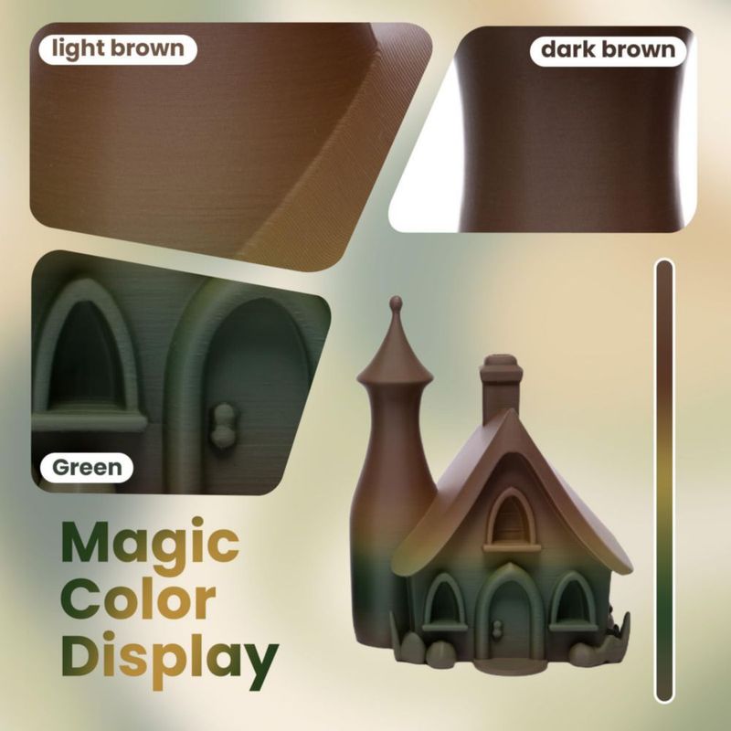 Filamento PLA ERYONE Rainbow 175 mm 1 kg Camuflaje Militar
