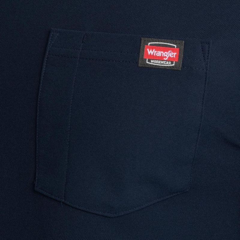 Camiseta Wrangler azul marino pack de 2 talla grande UPF 40