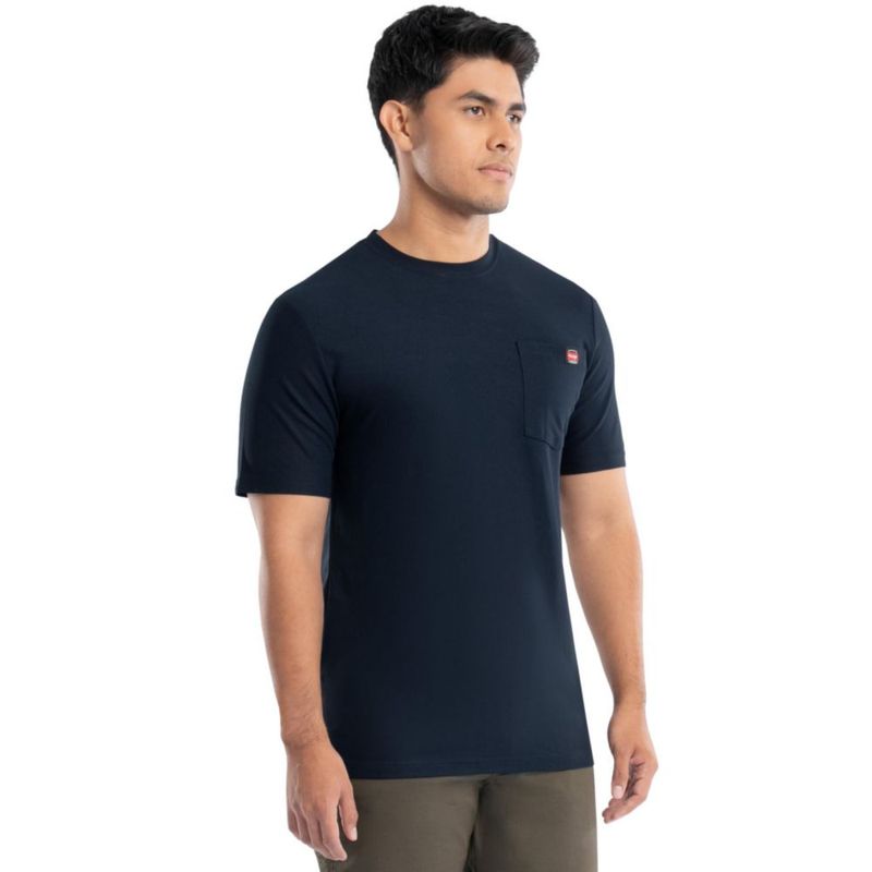 Camiseta Wrangler azul marino pack de 2 talla grande UPF 40
