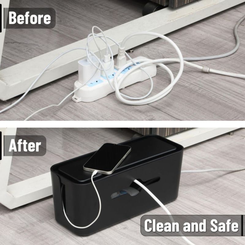 Caja organizadora de cables Bates Choice – Gran capacidad