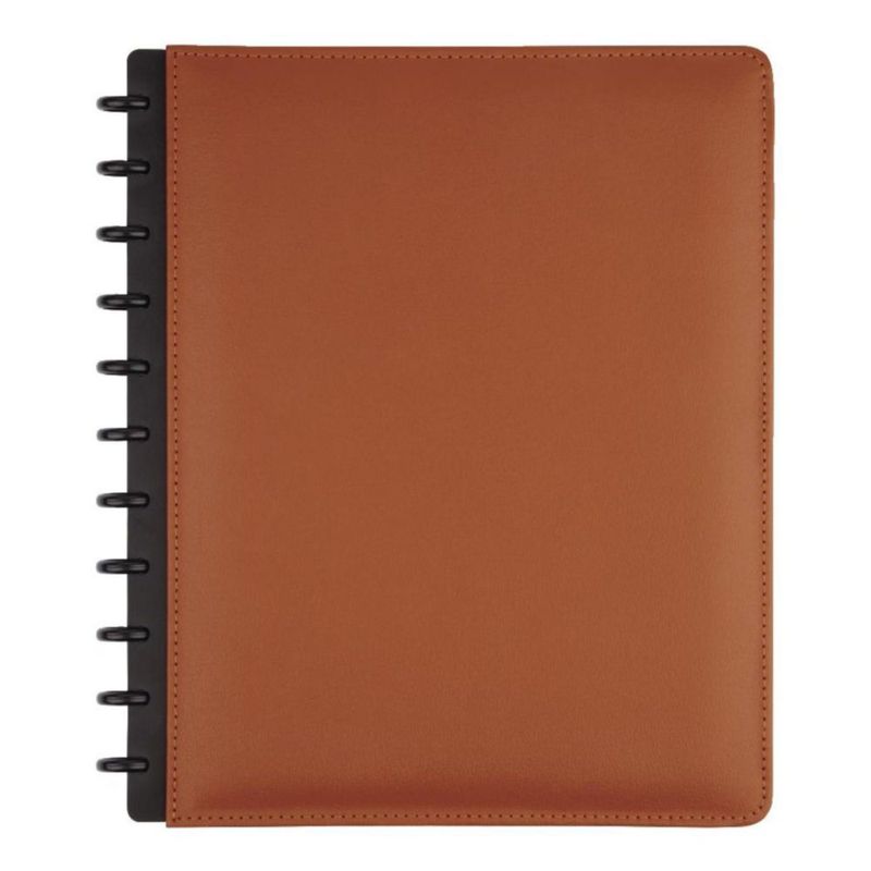 Cuaderno TUL con cubierta de cuero marrón tamaño carta