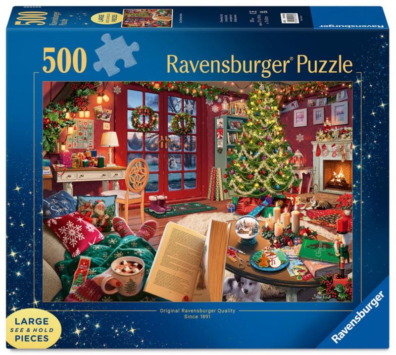 Ravensburger Rompecabezas 500 piezas Navidad Acogedora
