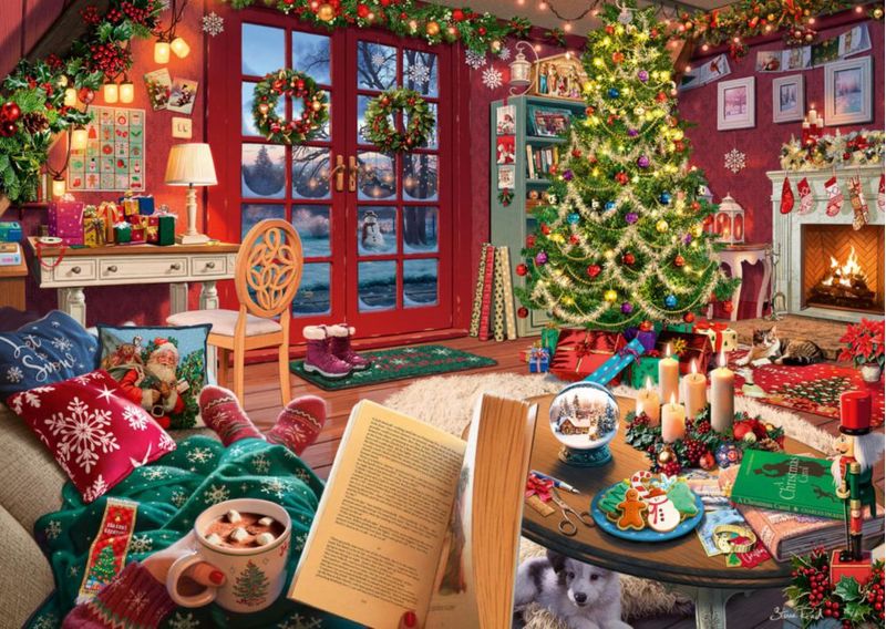 Ravensburger Rompecabezas 500 piezas Navidad Acogedora