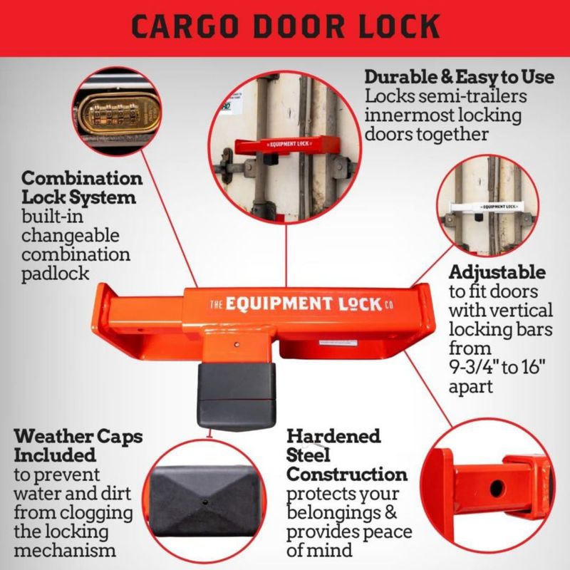 Candado de combinación de acero THE EQUIPMENT LOCK COMPANY