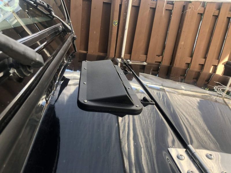 Toma de aire del capó ECOTRIC para Jeep CJ/YJ 1978‑1995 negro