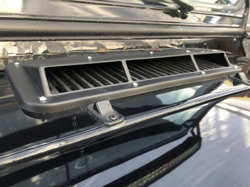 Toma de aire del capó ECOTRIC para Jeep CJ/YJ 1978‑1995 negro
