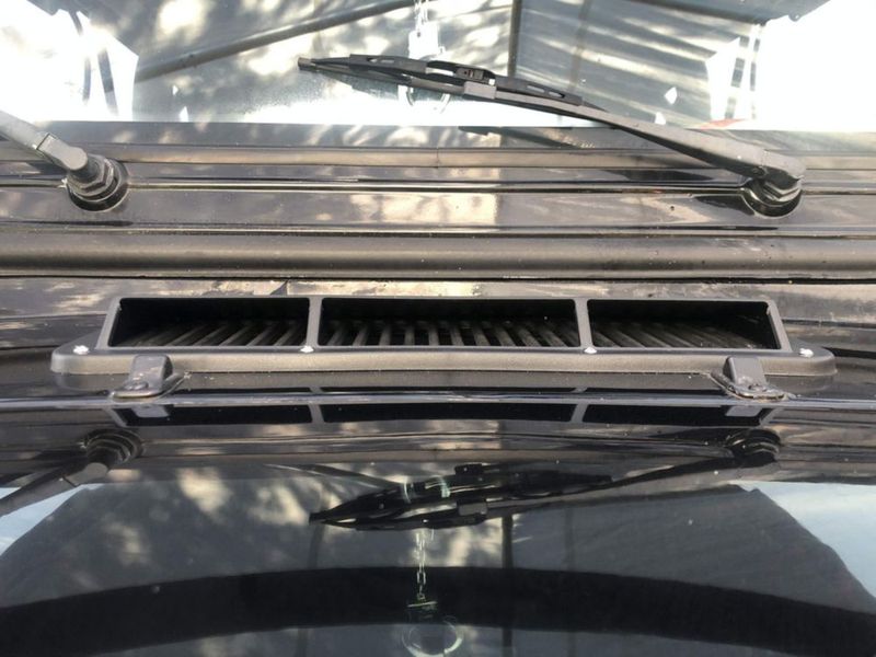 Toma de aire del capó ECOTRIC para Jeep CJ/YJ 1978‑1995 negro