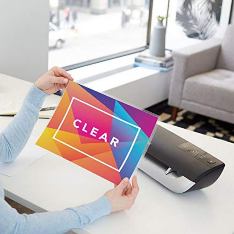 Hojas de laminado GBC tamaño carta 10 mil (50 unidades) Cristal