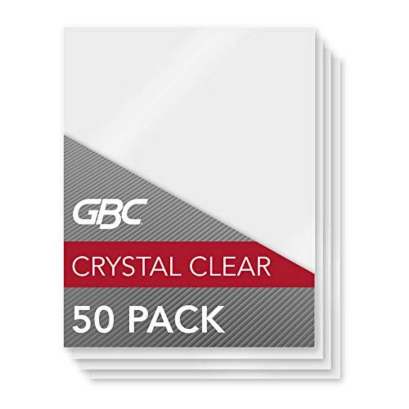Hojas de laminado GBC tamaño carta 10 mil (50 unidades) Cristal